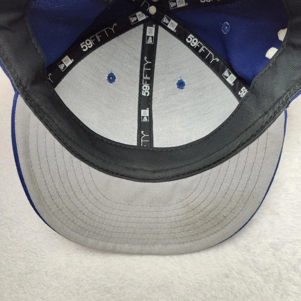 Los Angeles Dodgers New Era Hat Cap Fitted Mens 7‎ 3/4 Blue 59FIFTY MLB Baseball